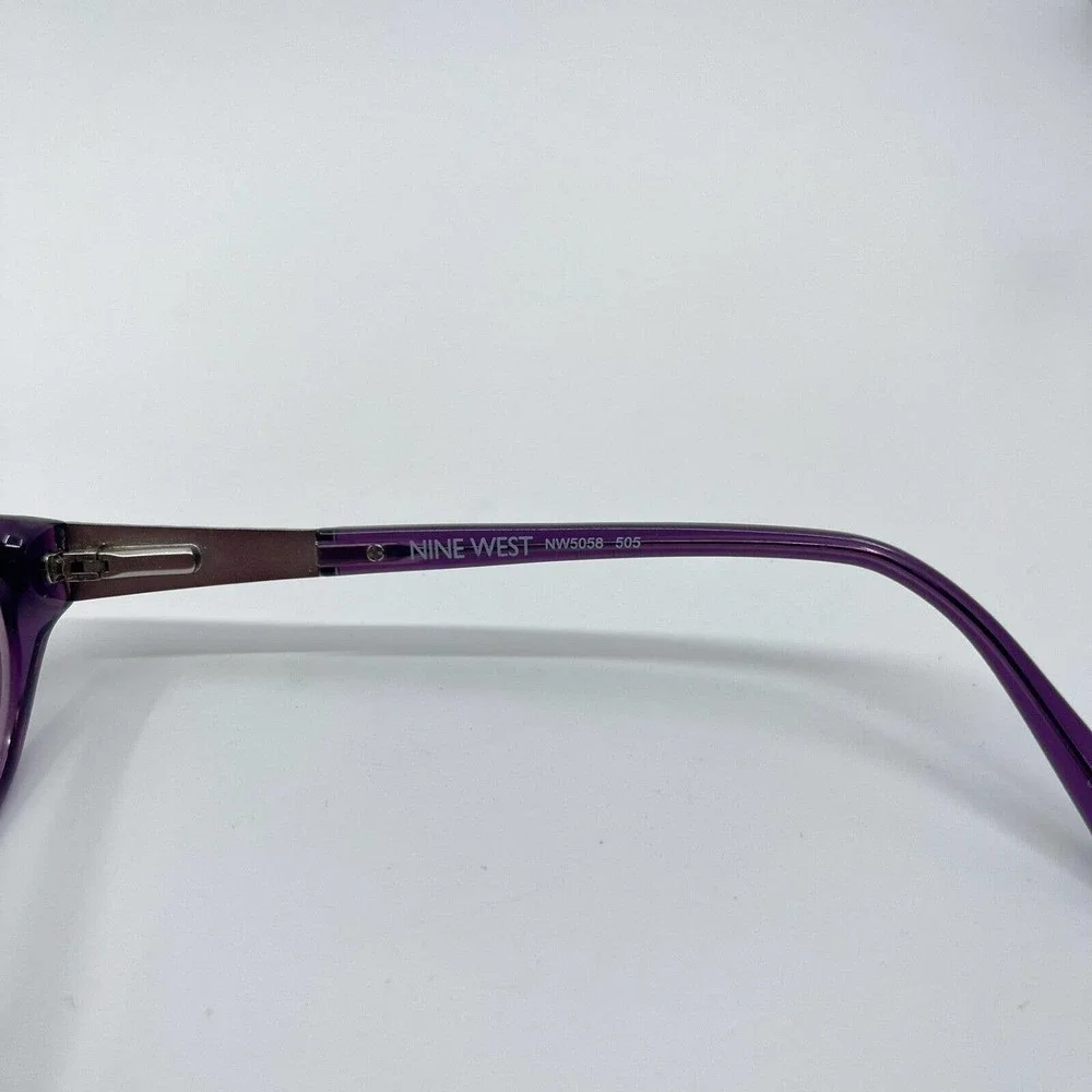 Nine West Women's eyeglasses frame purple NW5058 505‎ 52-15-135 H6808